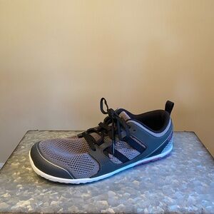 Xero Barefoot Zelen Road Running Sneakers- Black and Gray